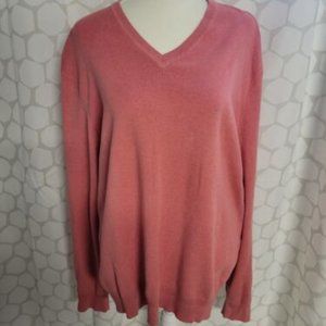 Calvin Klein Crewneck 100% Cotton Pullover Peach Size L